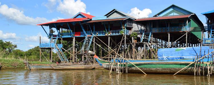 Le village sur pilotis de Kampong Phluk
