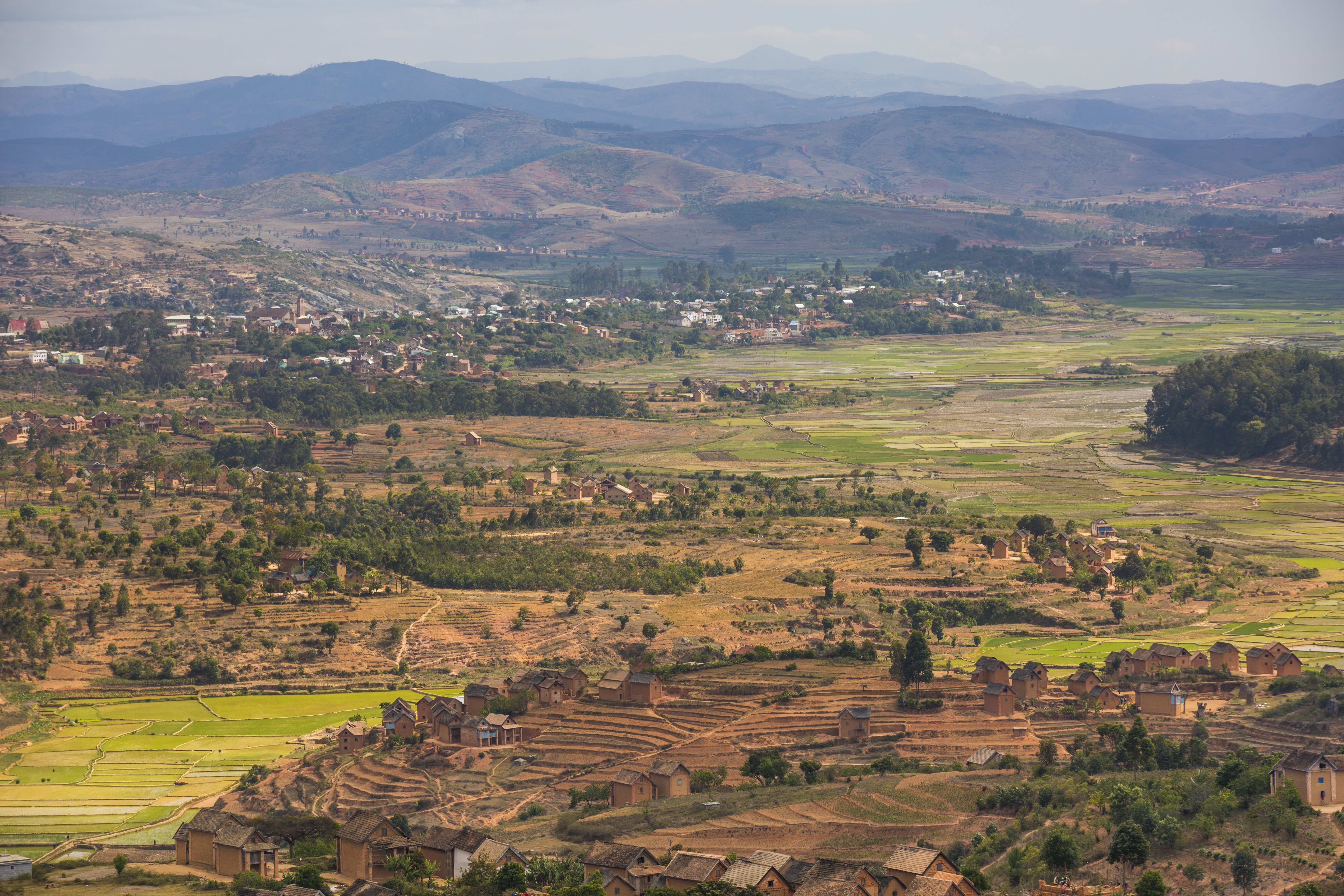 paysage autour de Fianarantsoa