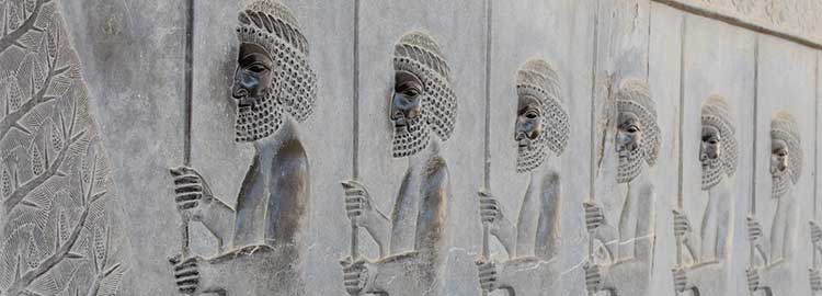 Les ruines de la ville de Persépolis
