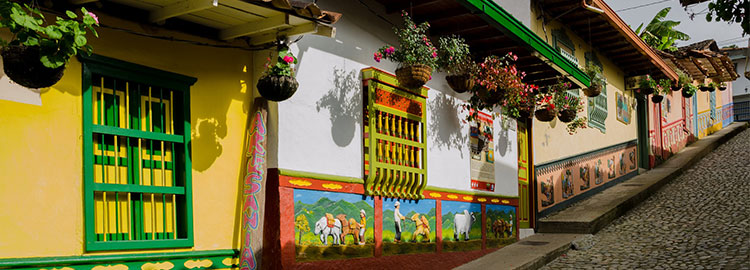 Les maisons colorés de Guatapé