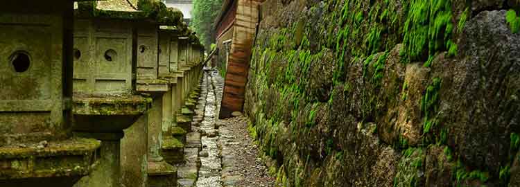 Les ruines du sanctuaires Toshogu
