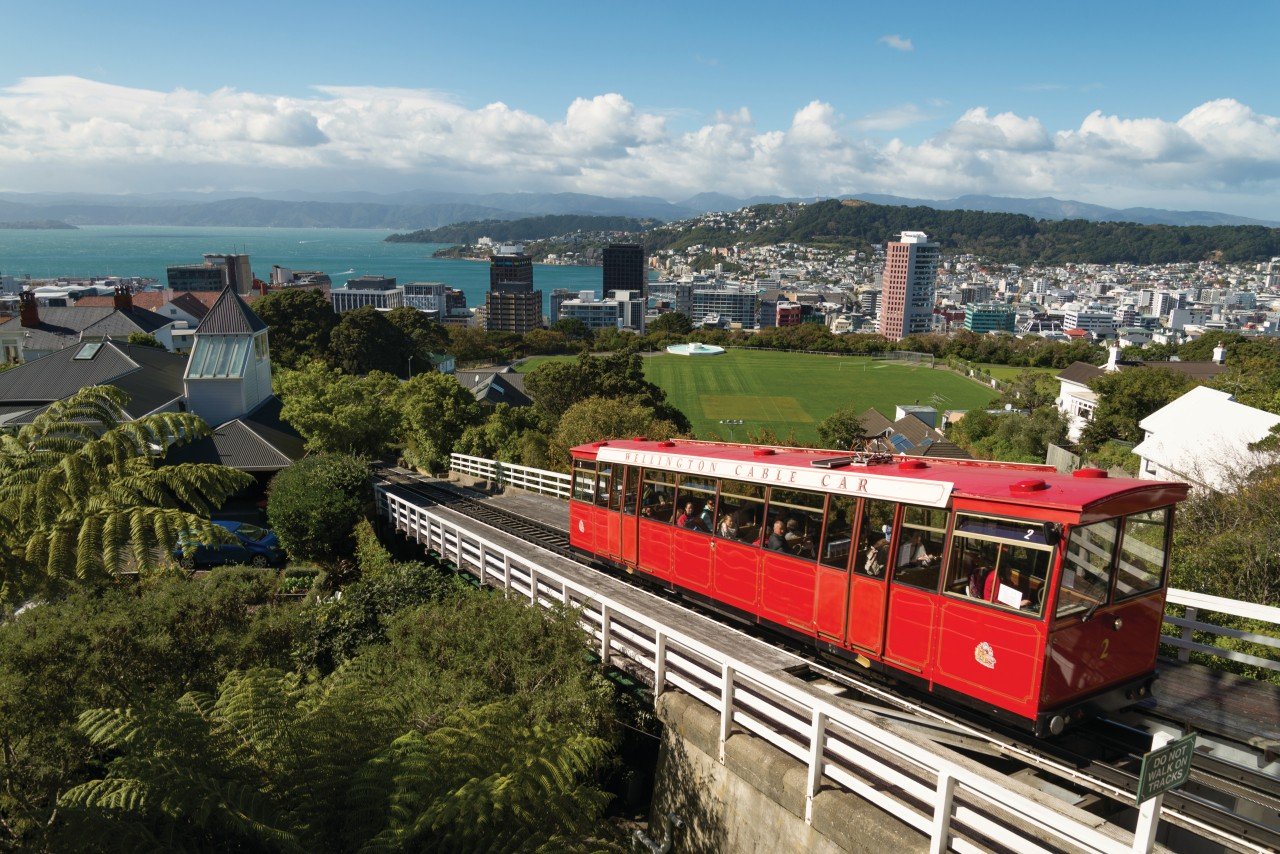 Le tramway de Wellington.
