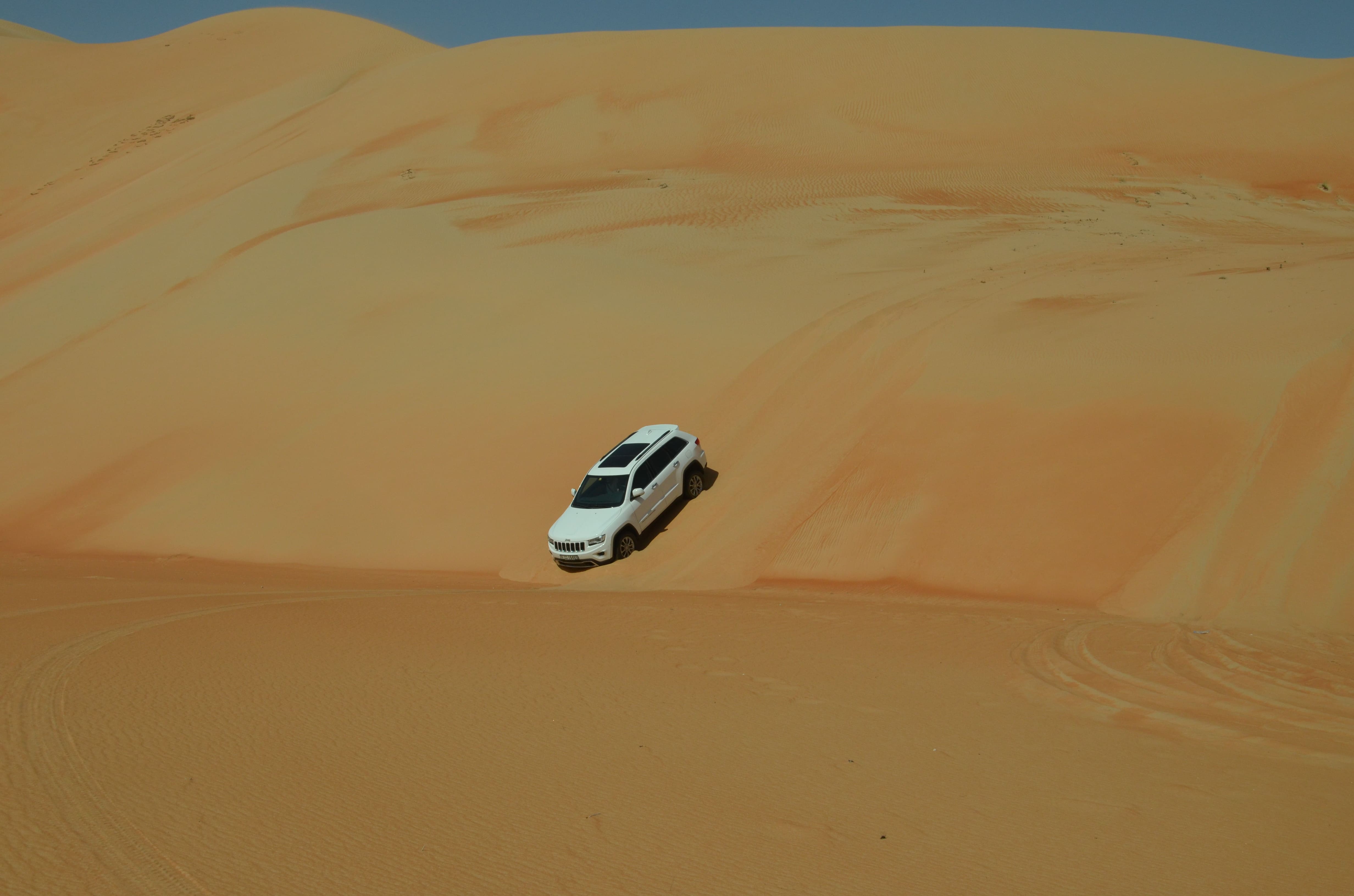 Dune bashing.