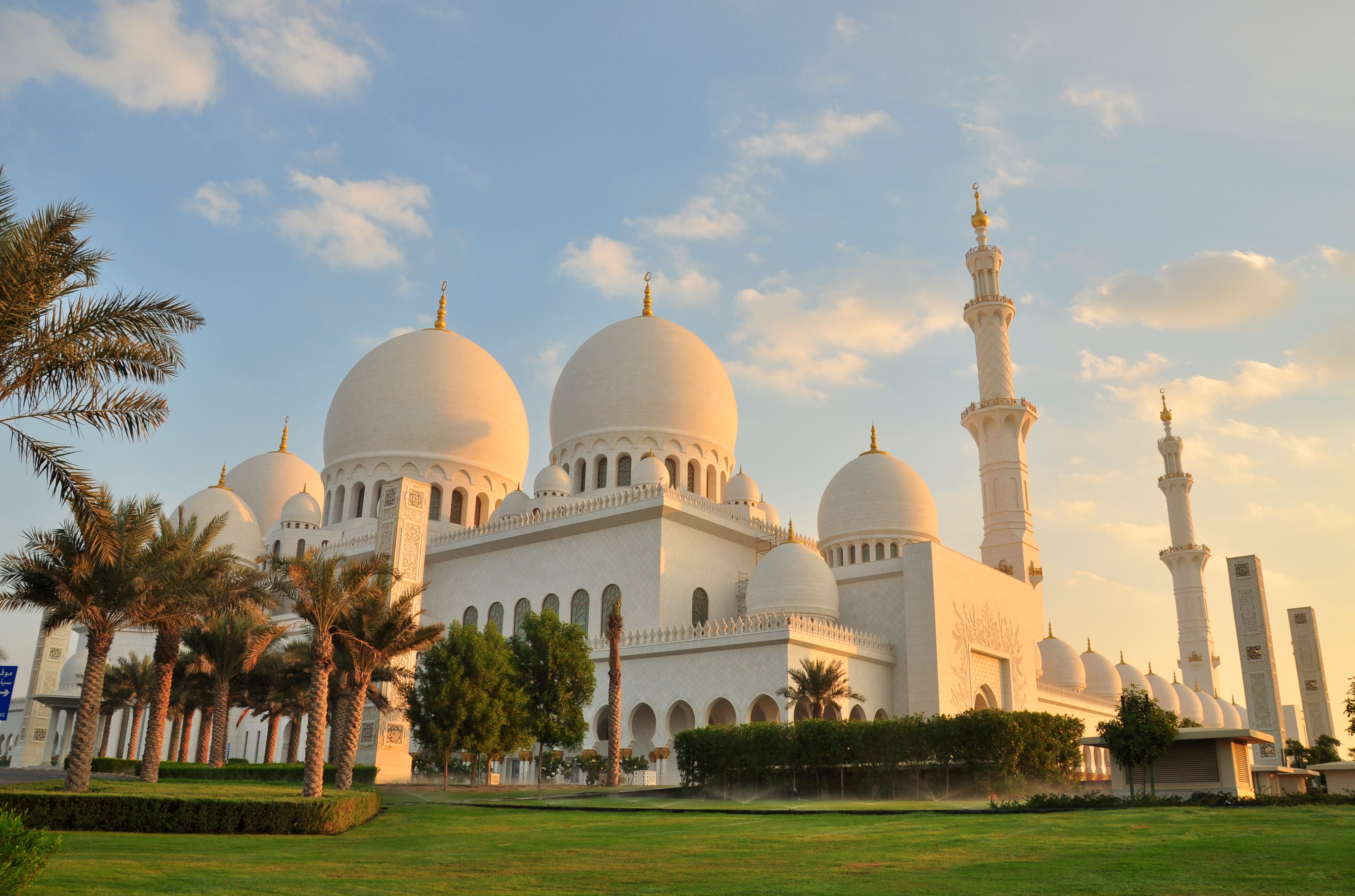 Mosquée Cheikh Zayed d'Abu Dhabi.