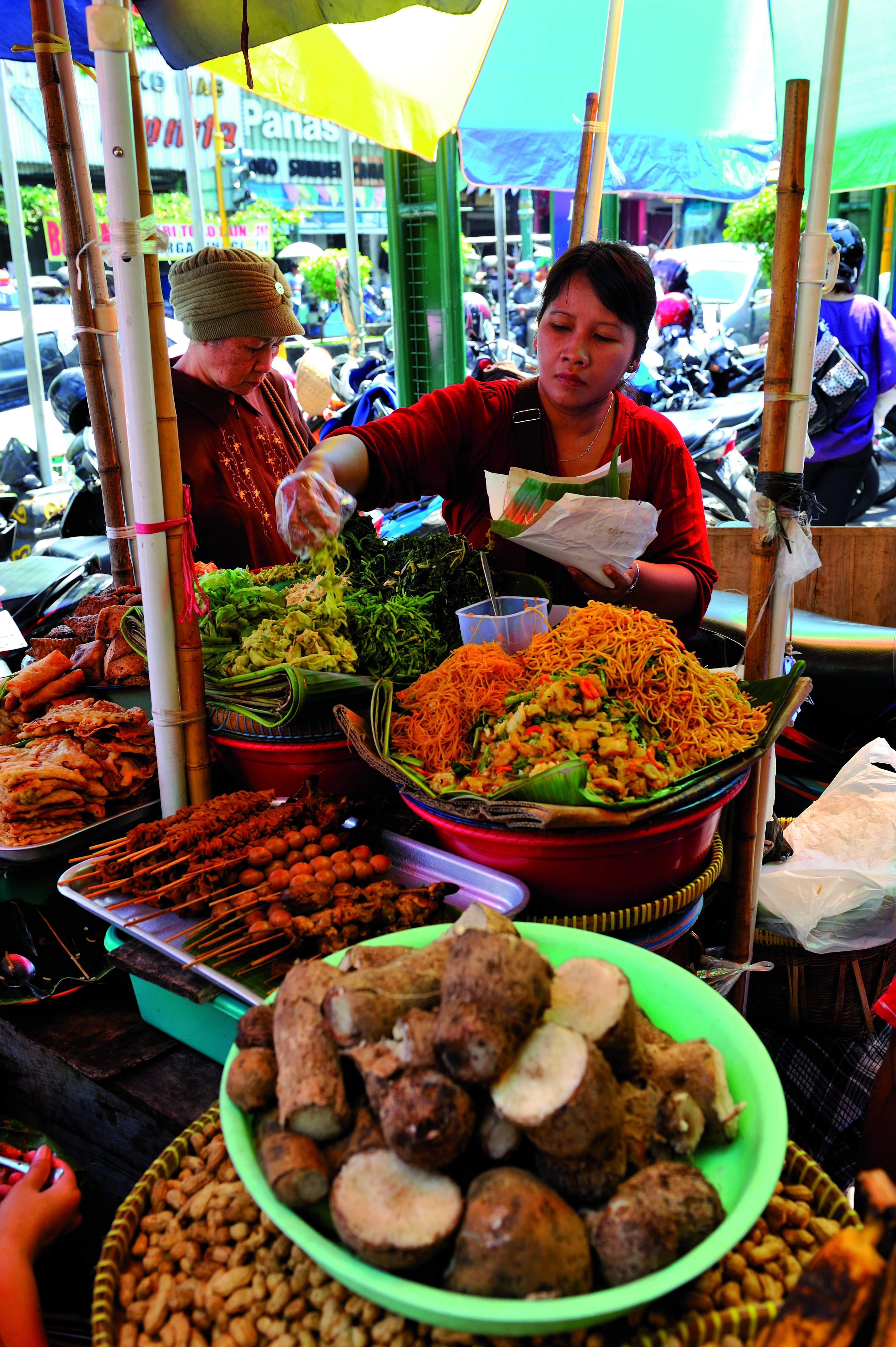 Pasar Beringharjo, le marché principal situé à Jalan Malioboro.