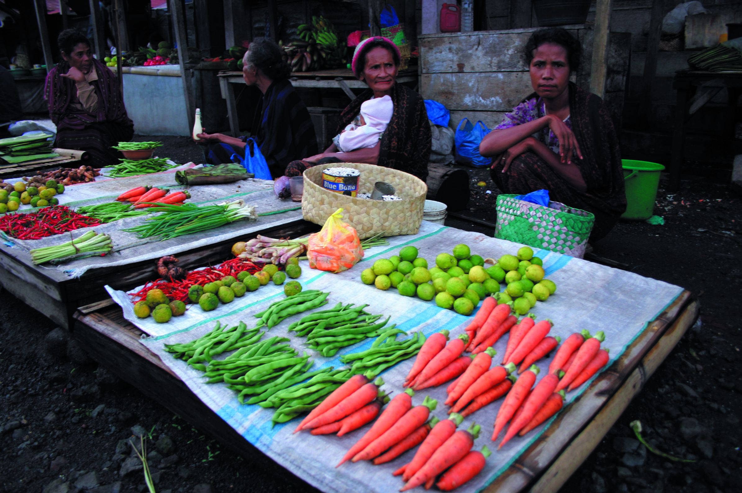 Ngadas au marché de Bajawa.
