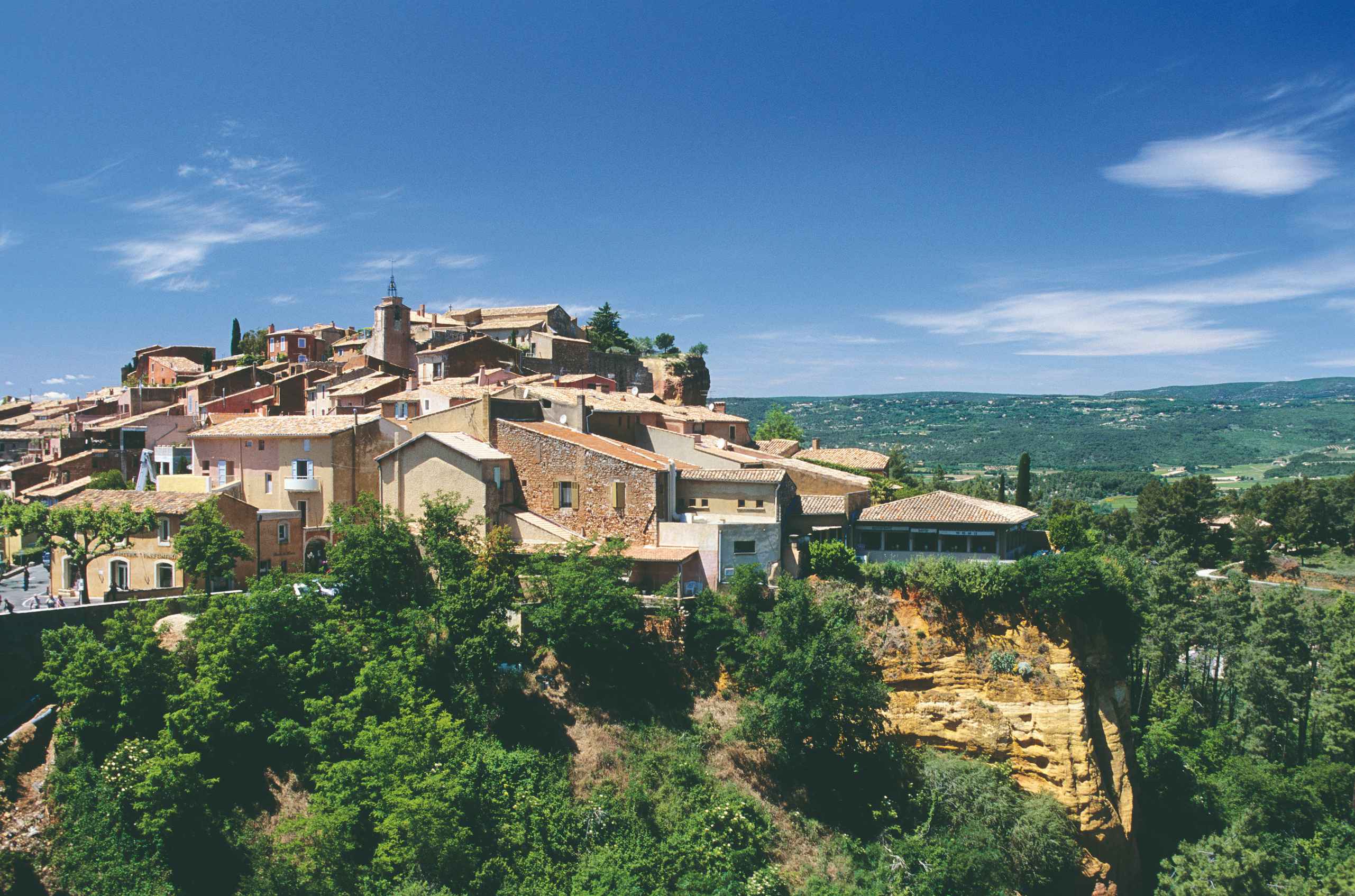 Vue générale de Roussillon