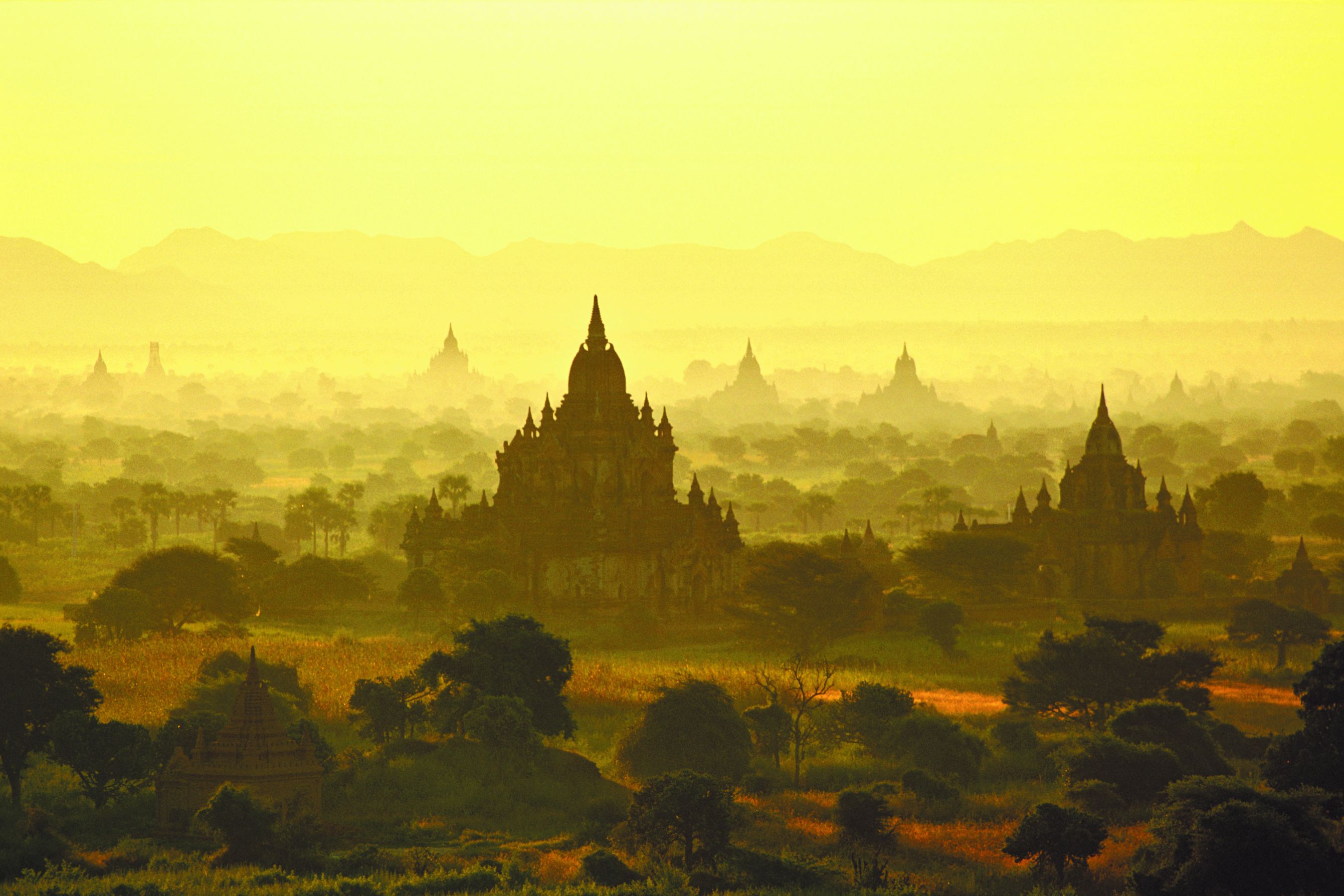 Vue générale de Bagan.