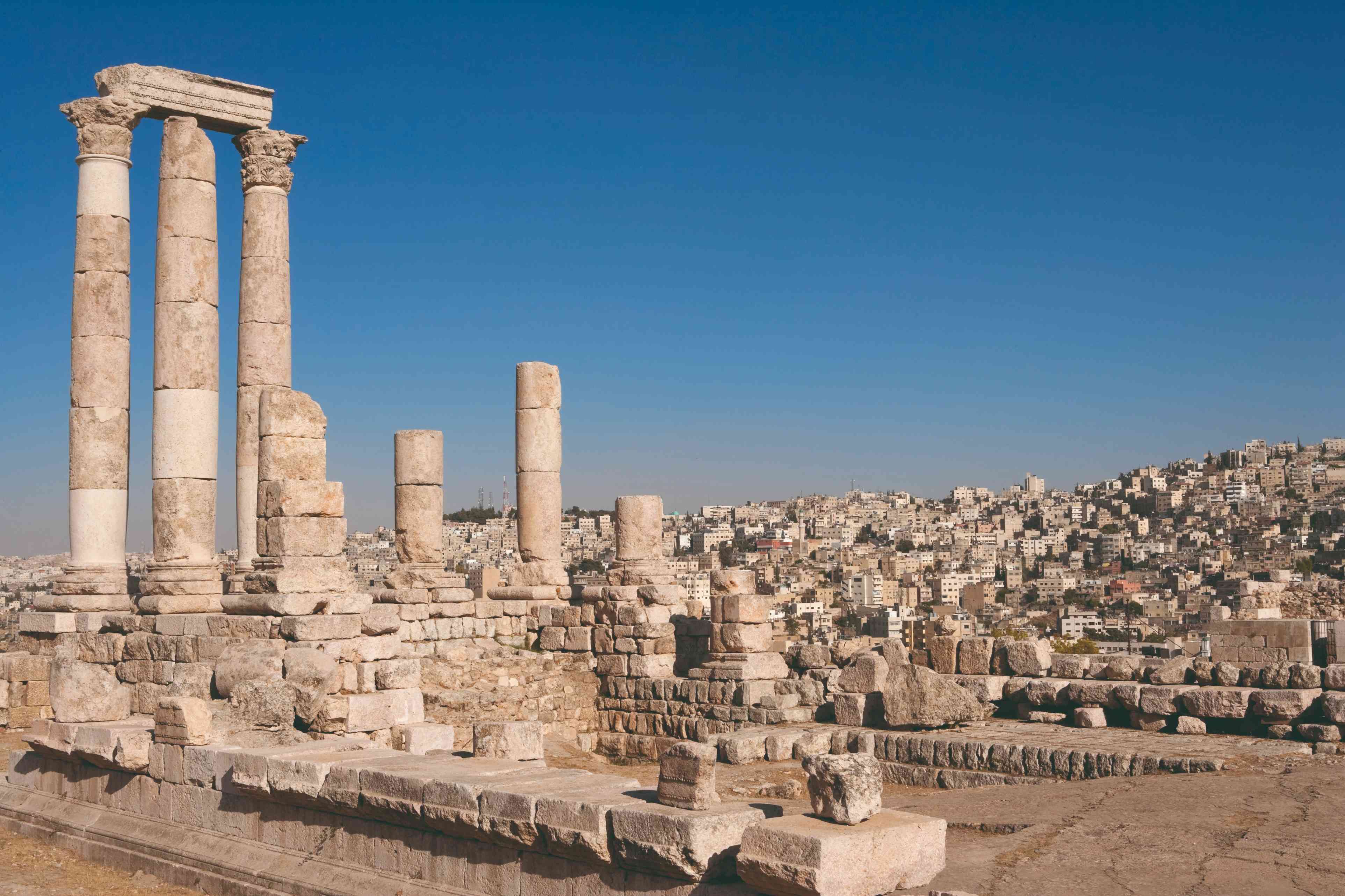 Temple d'Hercule au sein de la citadelle (Qala'a).
