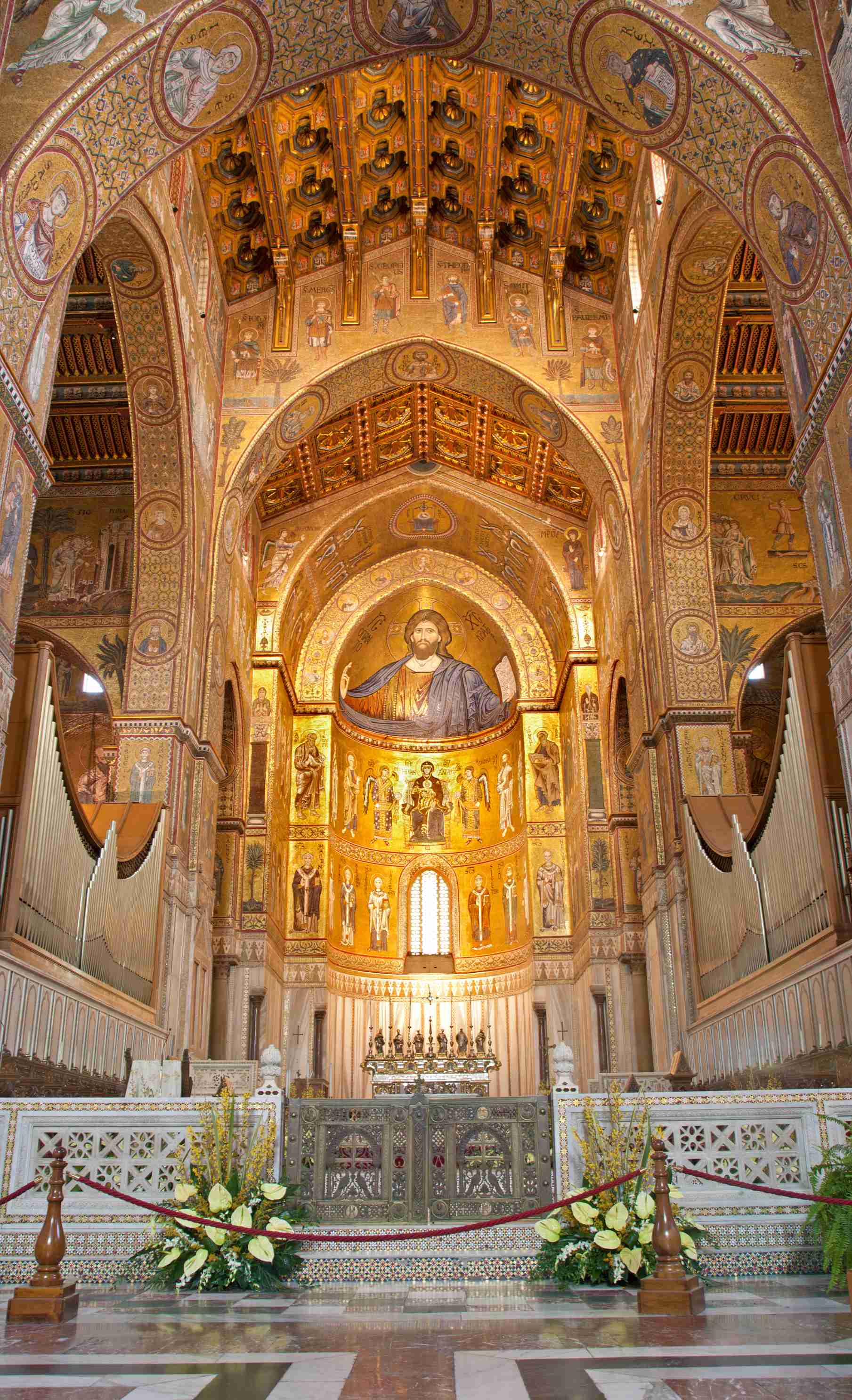 Cloitre de la cathédrale de Monreale.