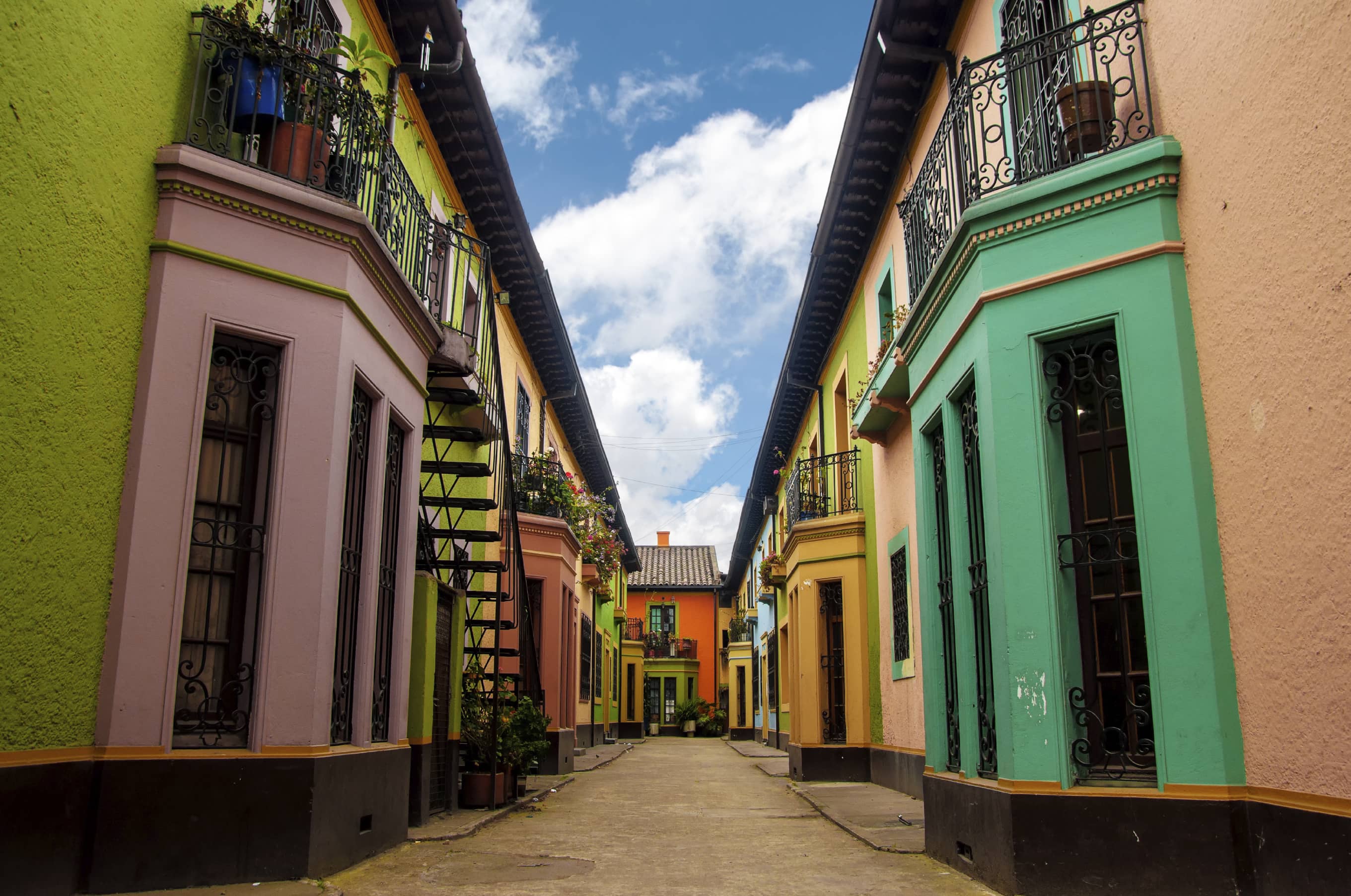 Le centre historique de Bogotá.