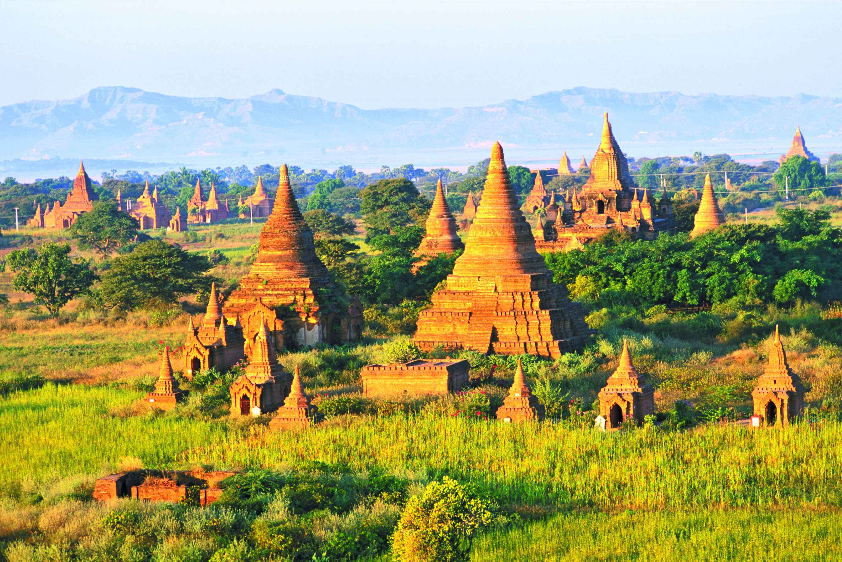 Vue générale de Bagan.