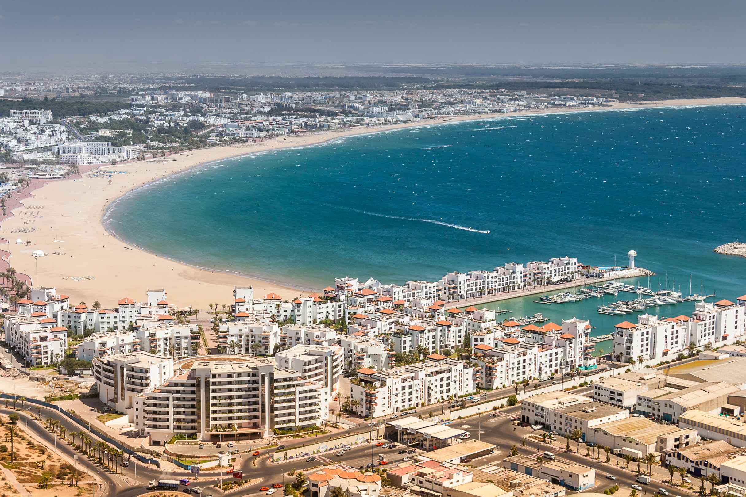 Promenade du front de mer, Agadir.