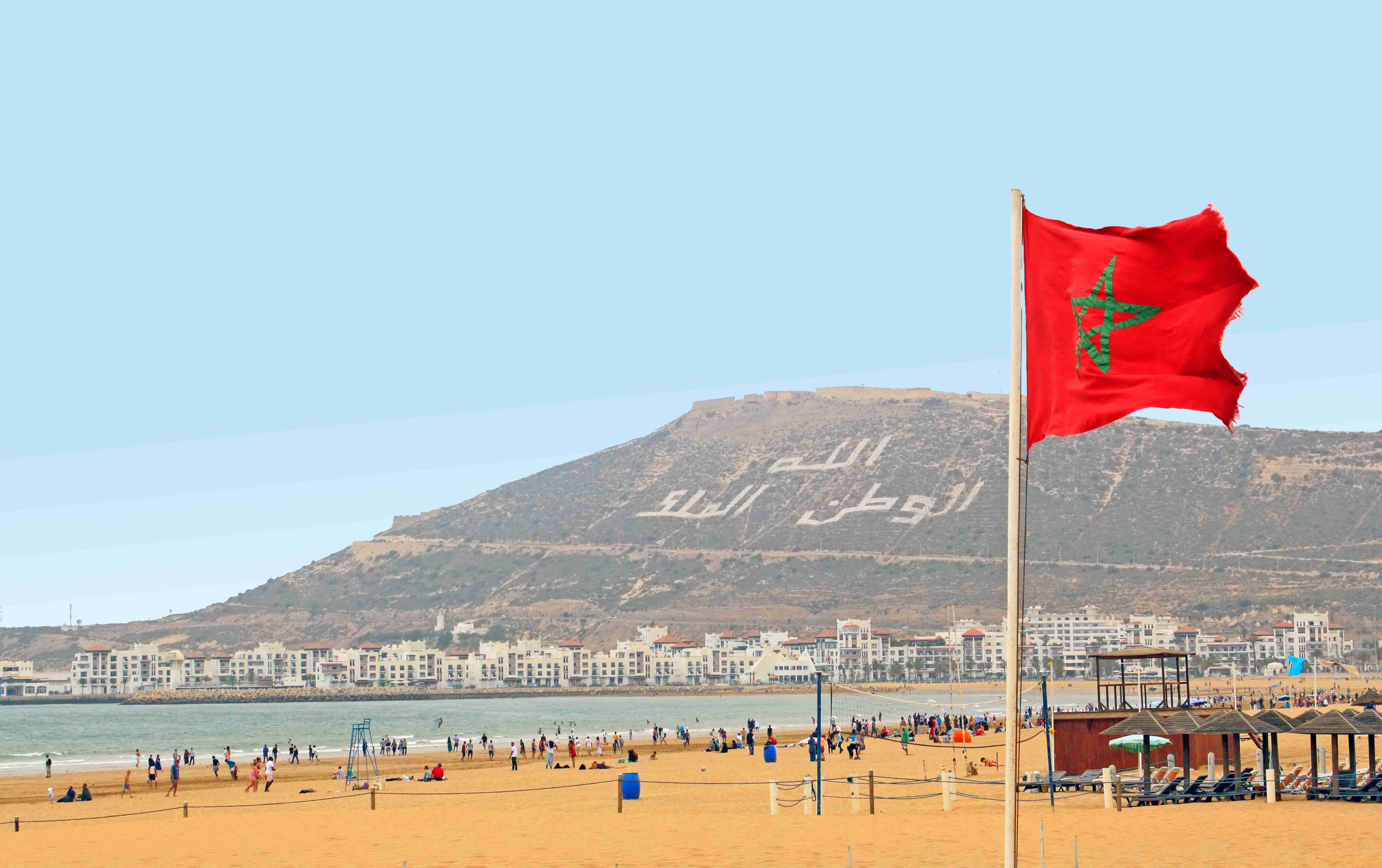Plage d'Agadir.