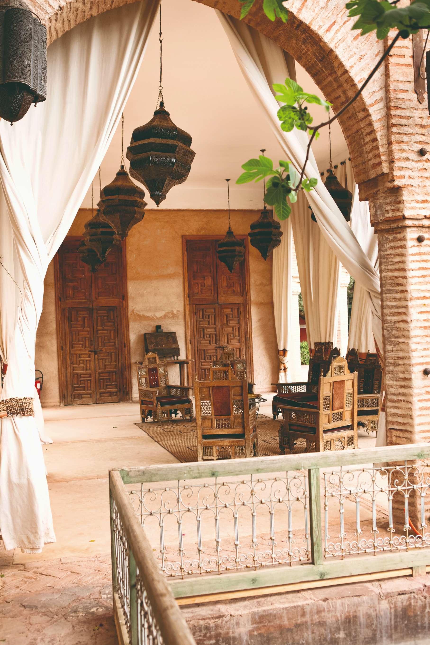 Terrasse marocaine.
