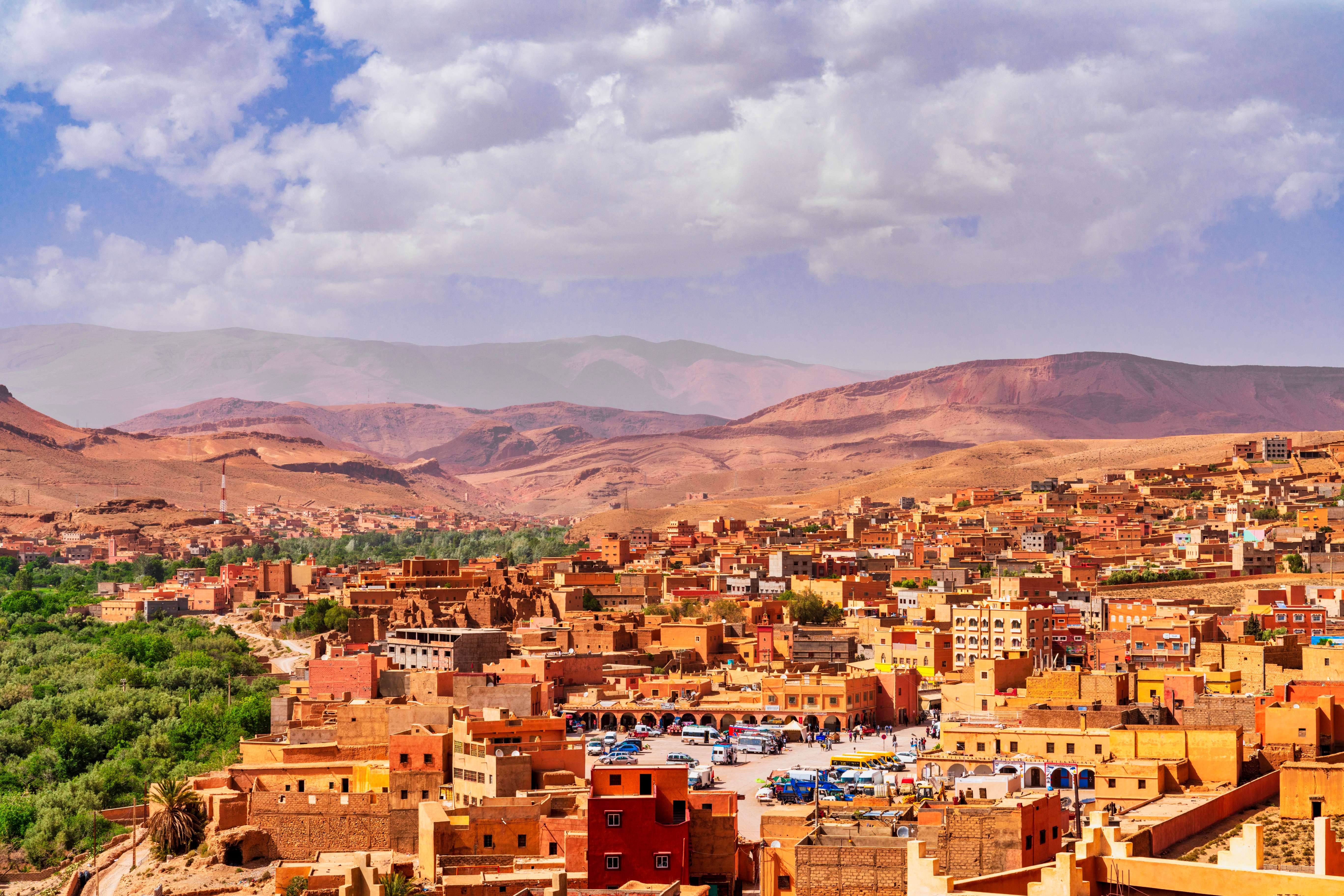 Village dans l'Atlas du Maroc.