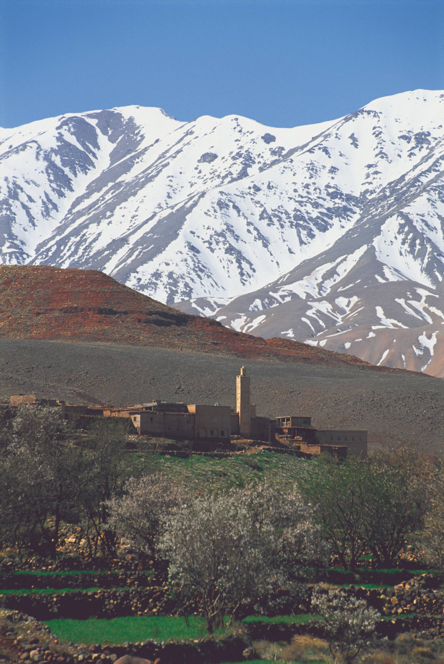 Village berbère au pied de l'Atlas.