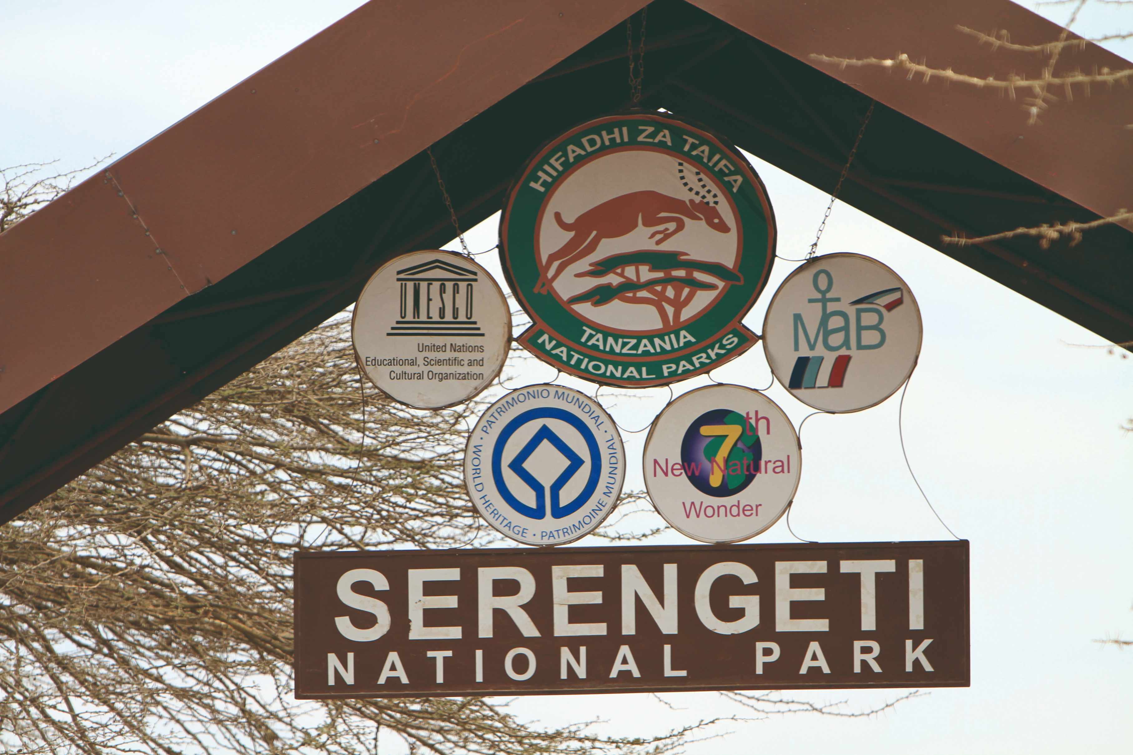 Entrée du Parc National du Serengeti