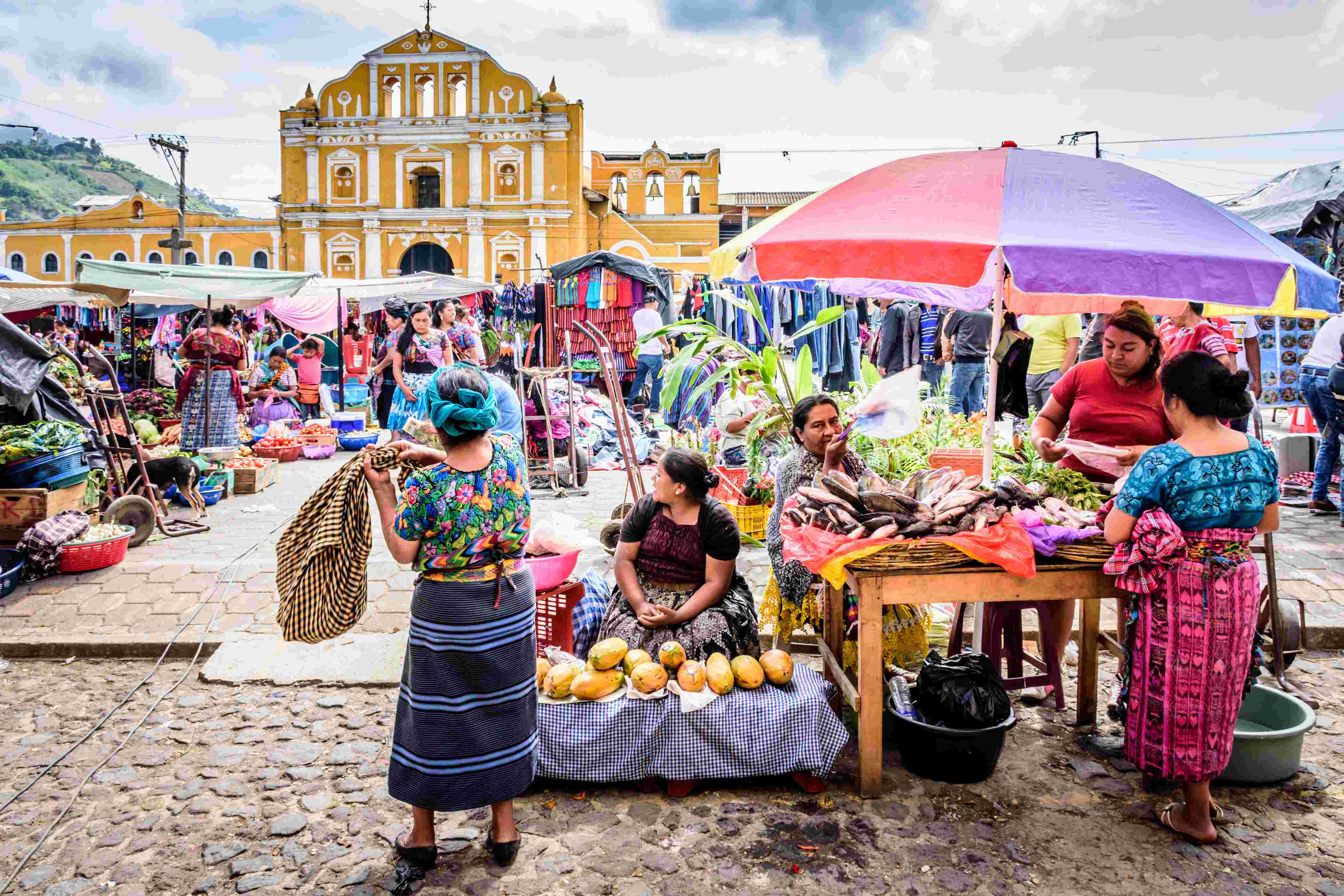 Jour de marché, Santa María de Jesús.