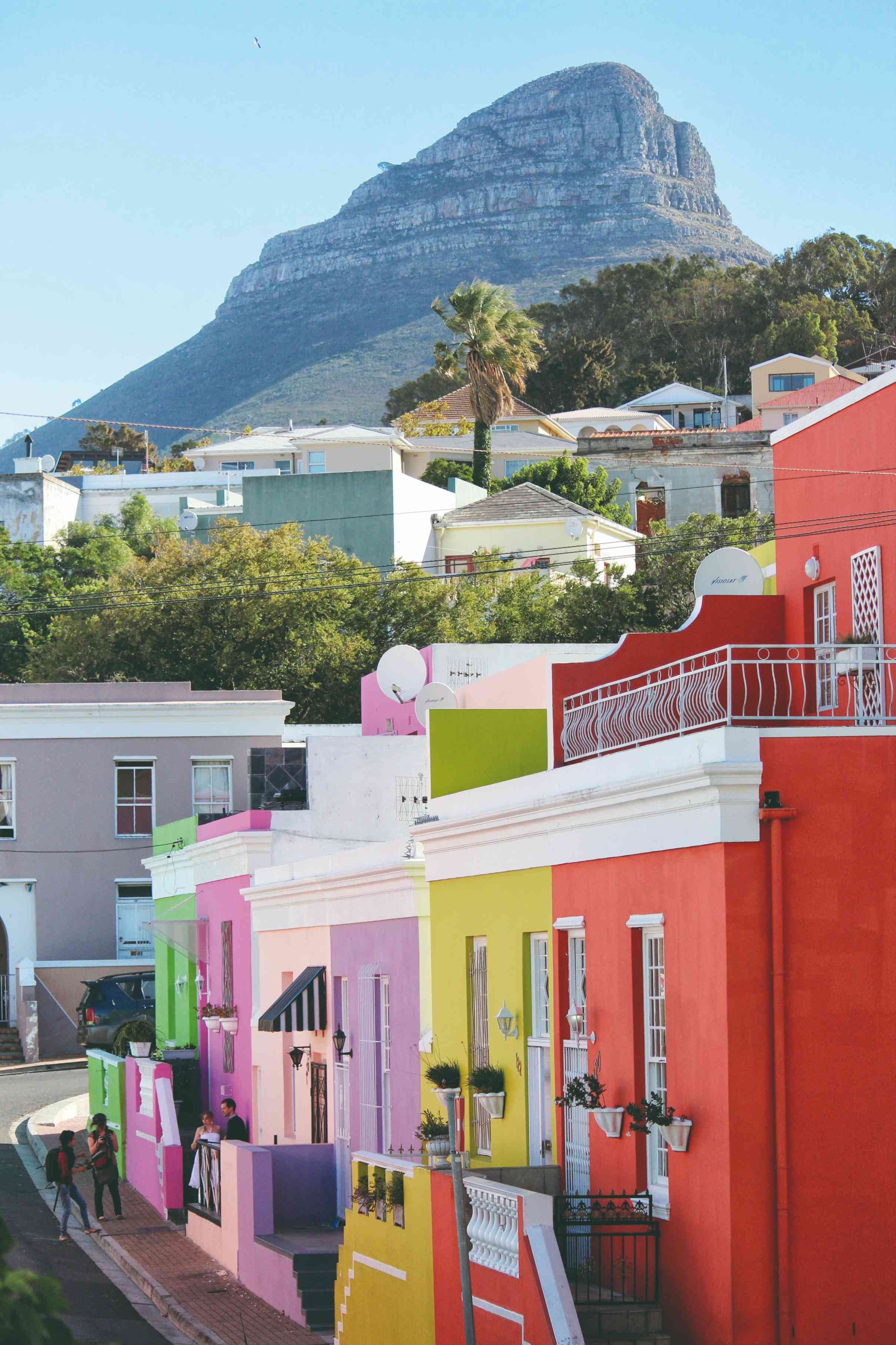 Les maisons colorées de Bo-Kaap