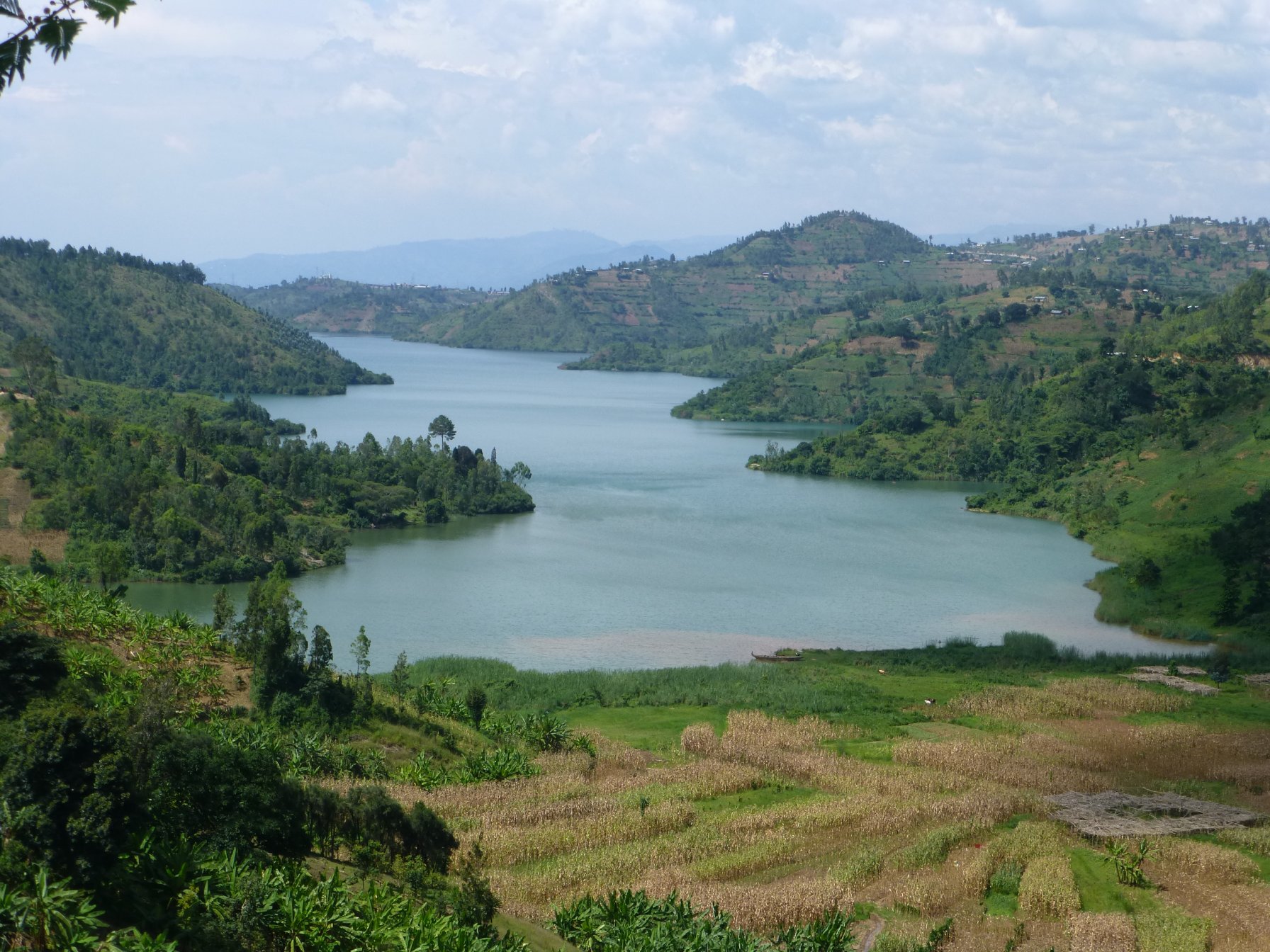 Le lac Kivu près de Kibuye.