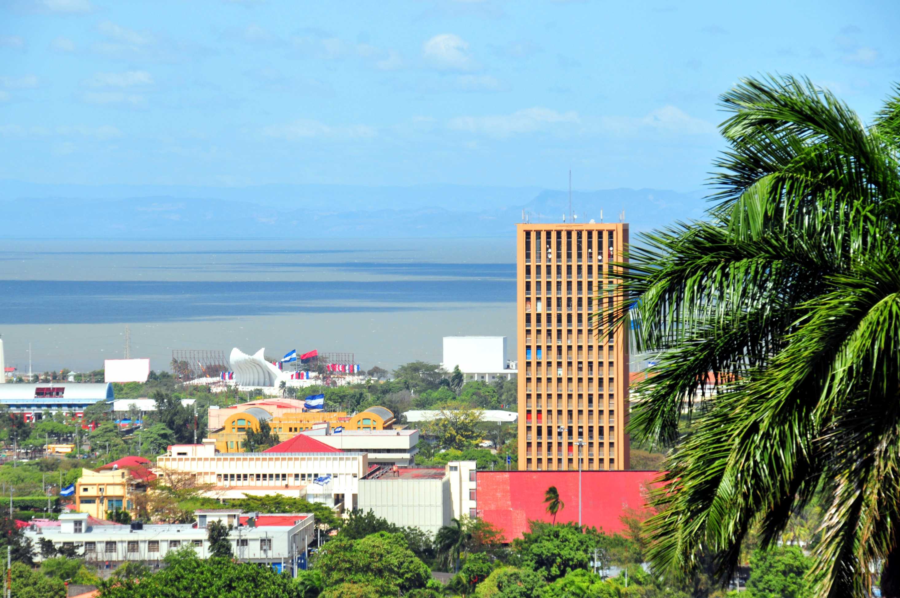 Vue sur la ville de Managua.