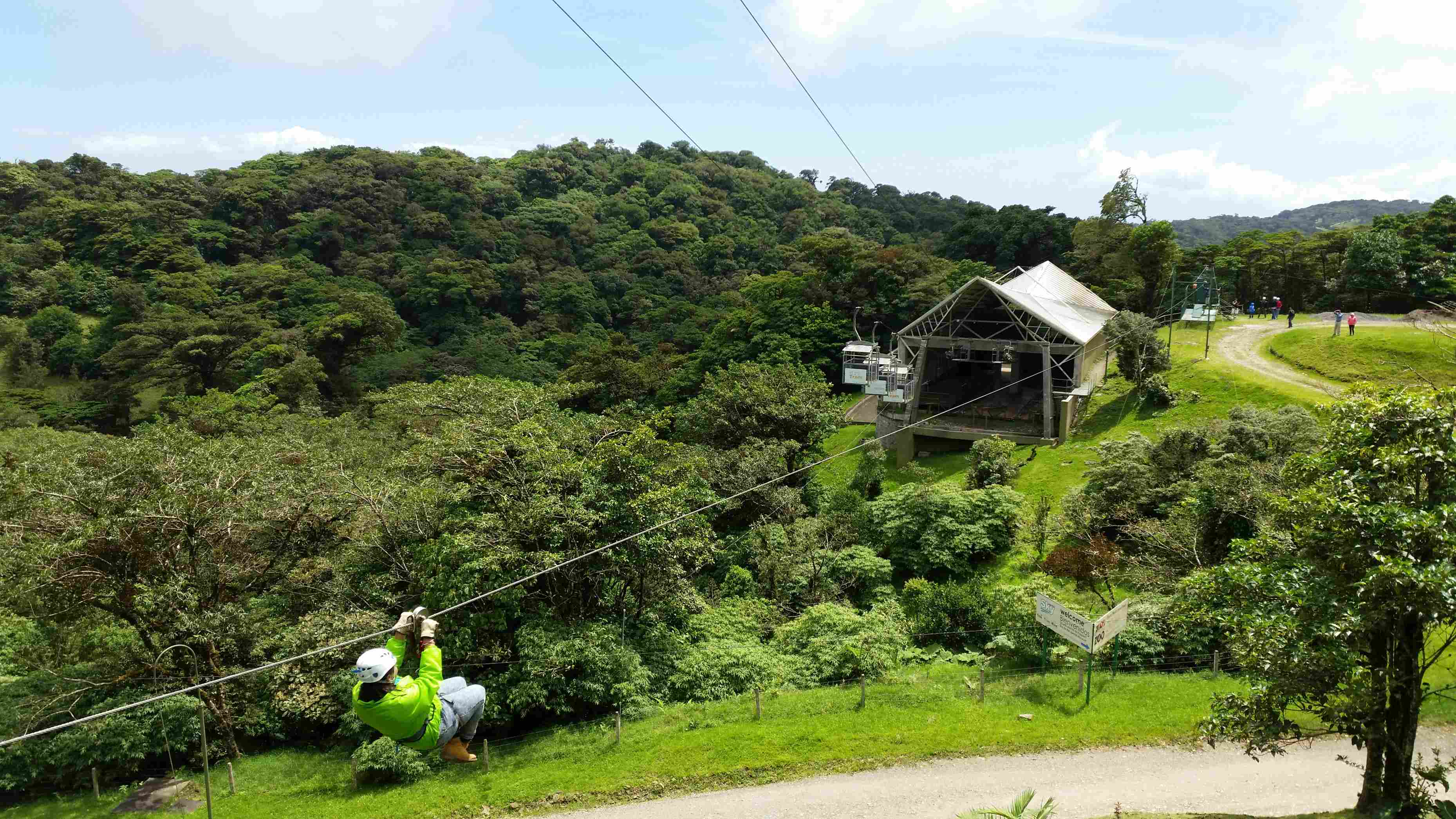 Canopy dans les environs de Monteverde.