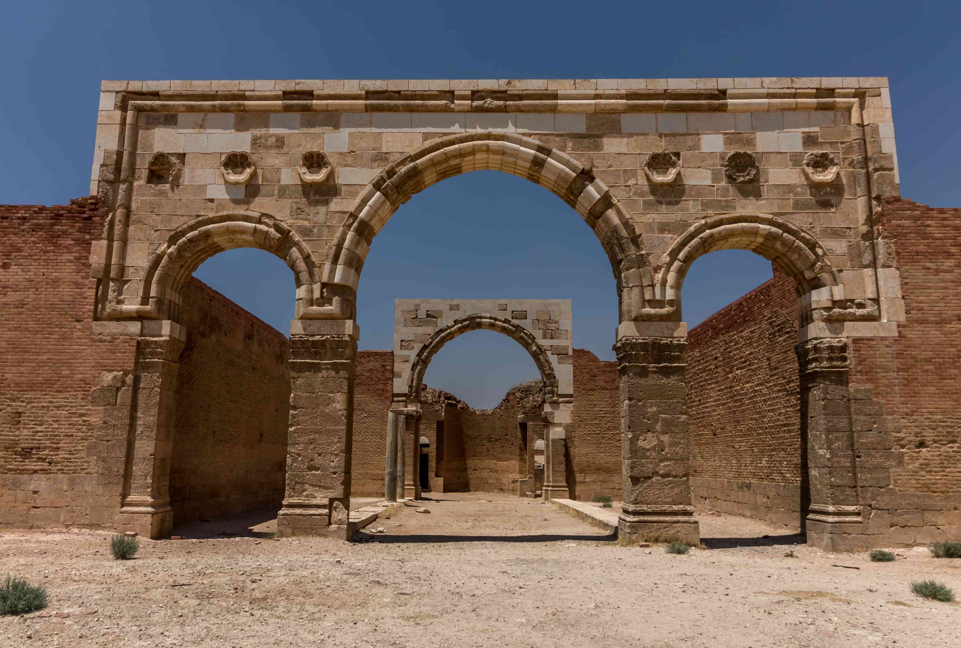 QASR AL MUSHATTA (bâtiment historique / palais - QSAR AL-MUSHATTA / Jordanie)