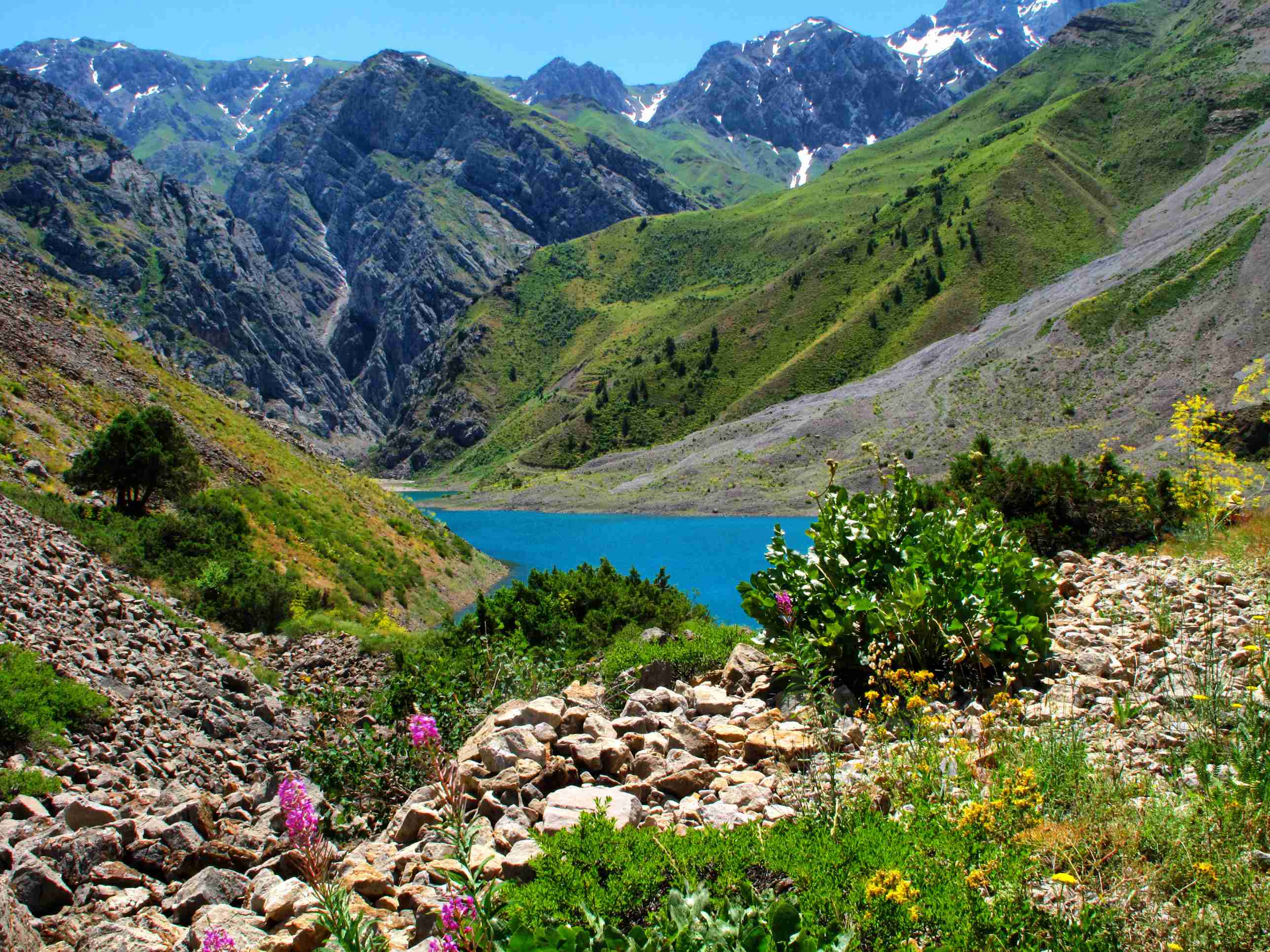 Montagnes ouzbeks.