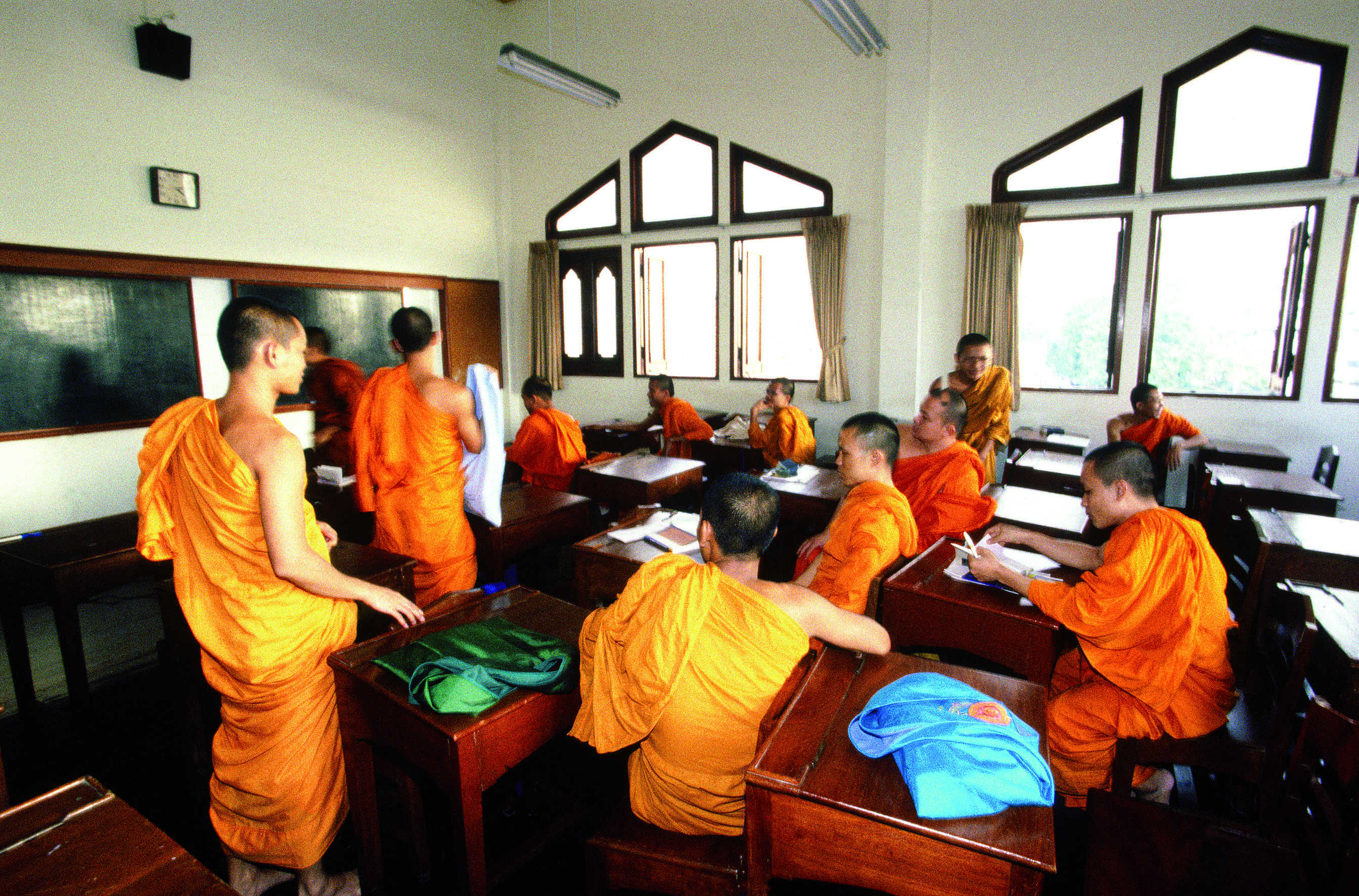 Bouddhiste en cours