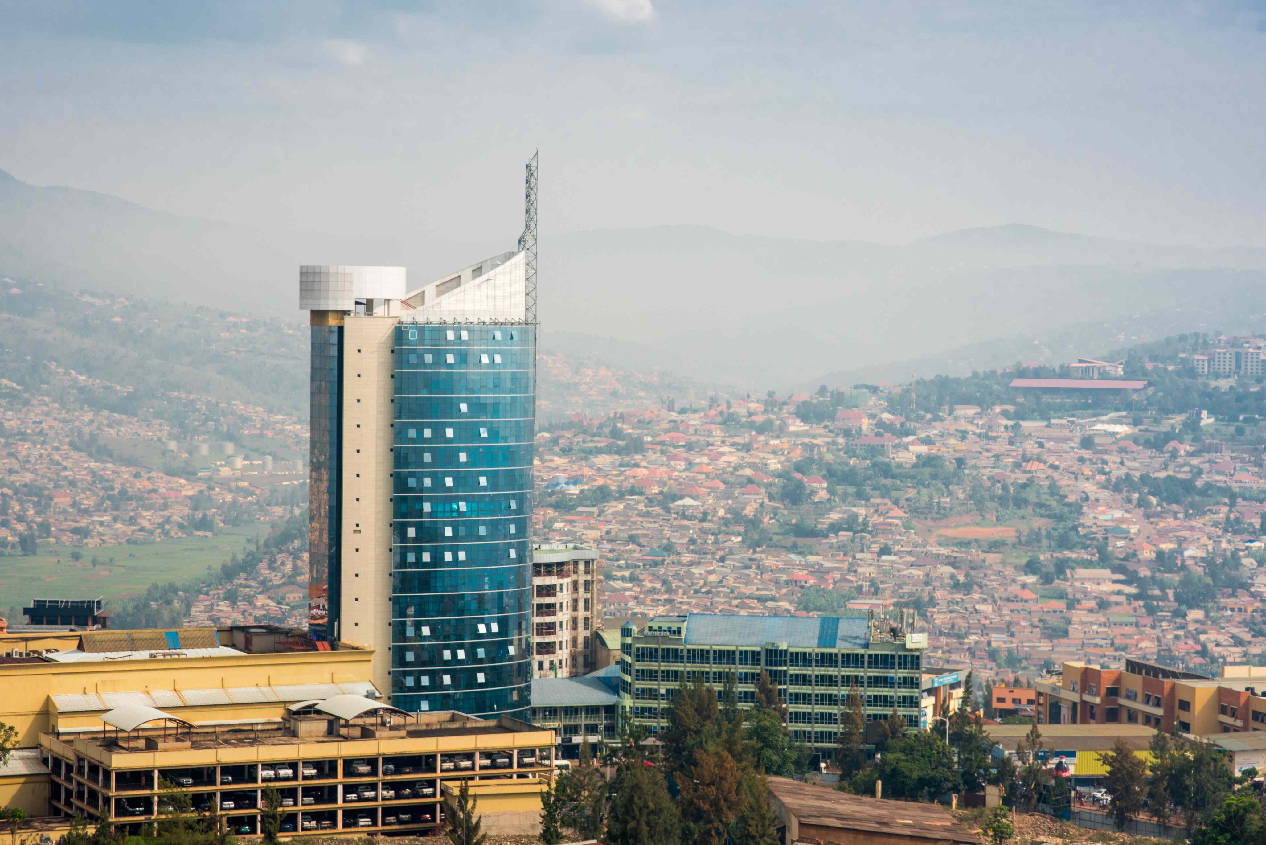 Vue sur la Kigali City Tower.