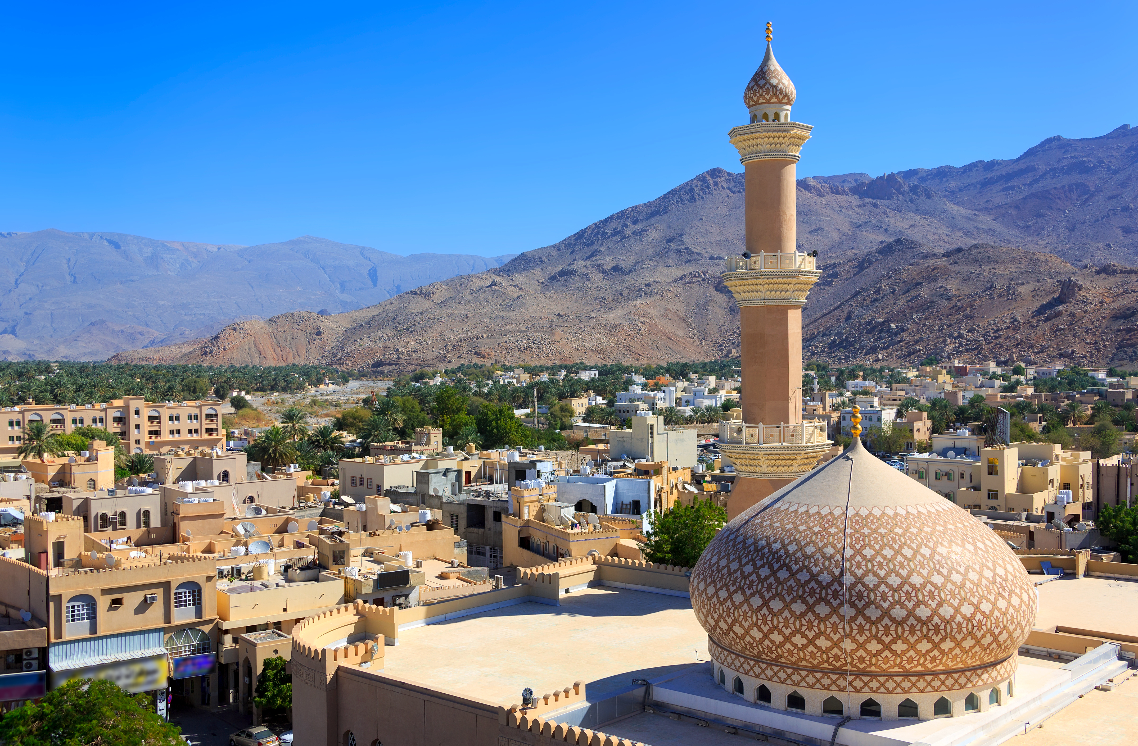 Panorama de Nizwa, Oman.