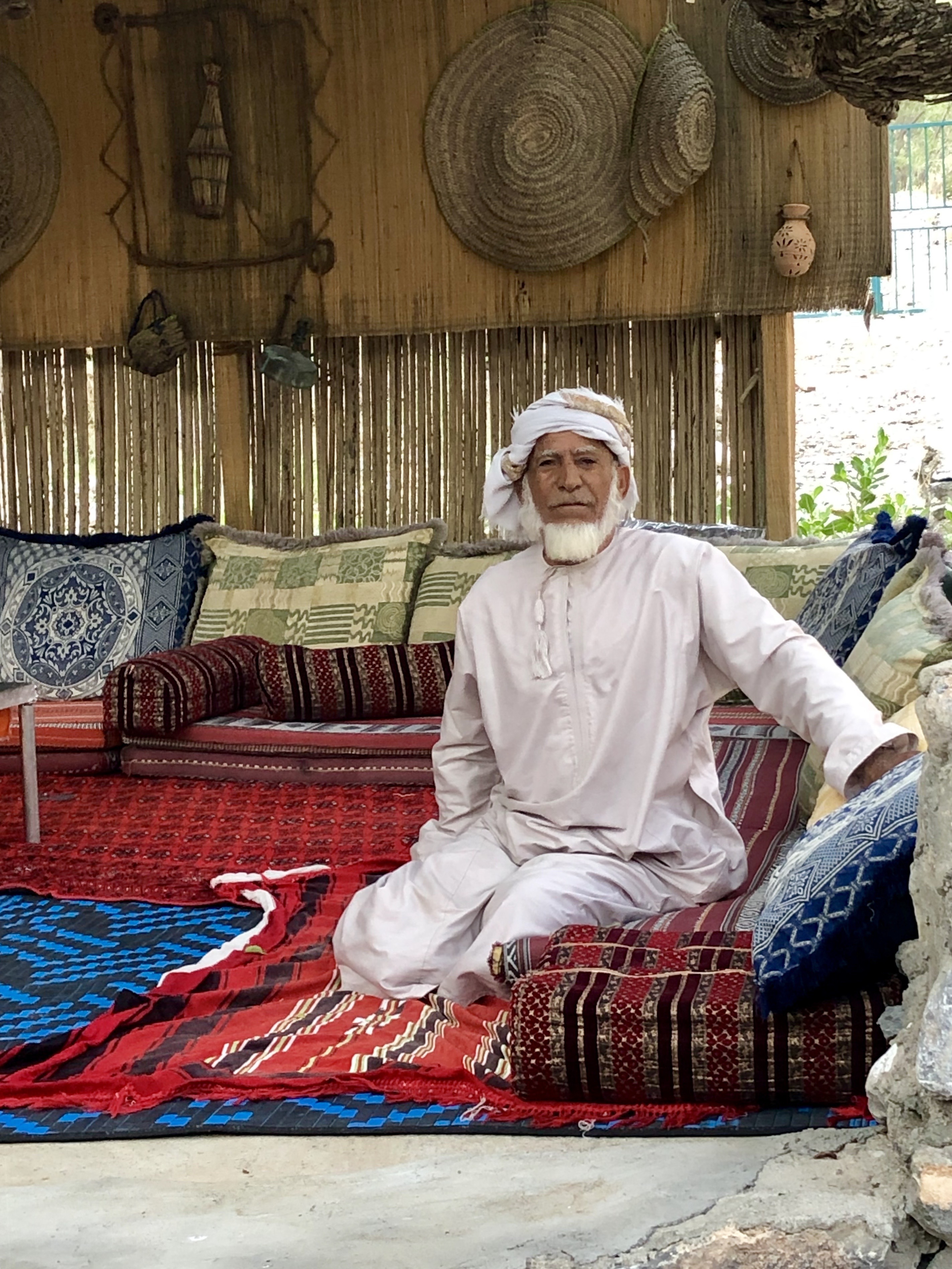 Omanais coiffé d'un turban.