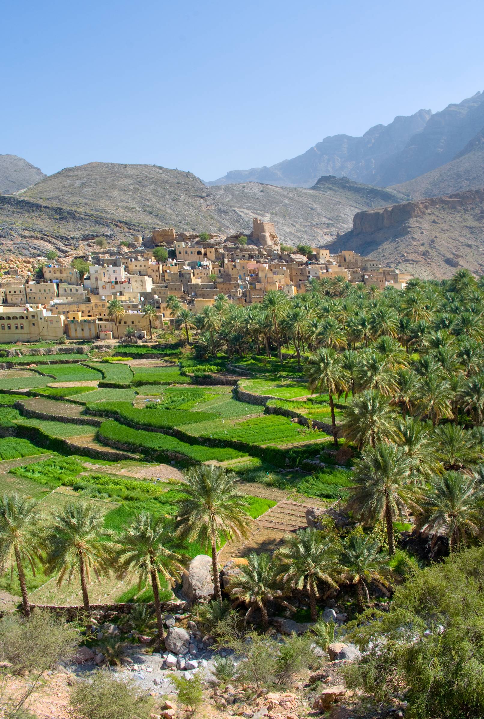 Village Bilad Sayt, Sultanat d'Oman.