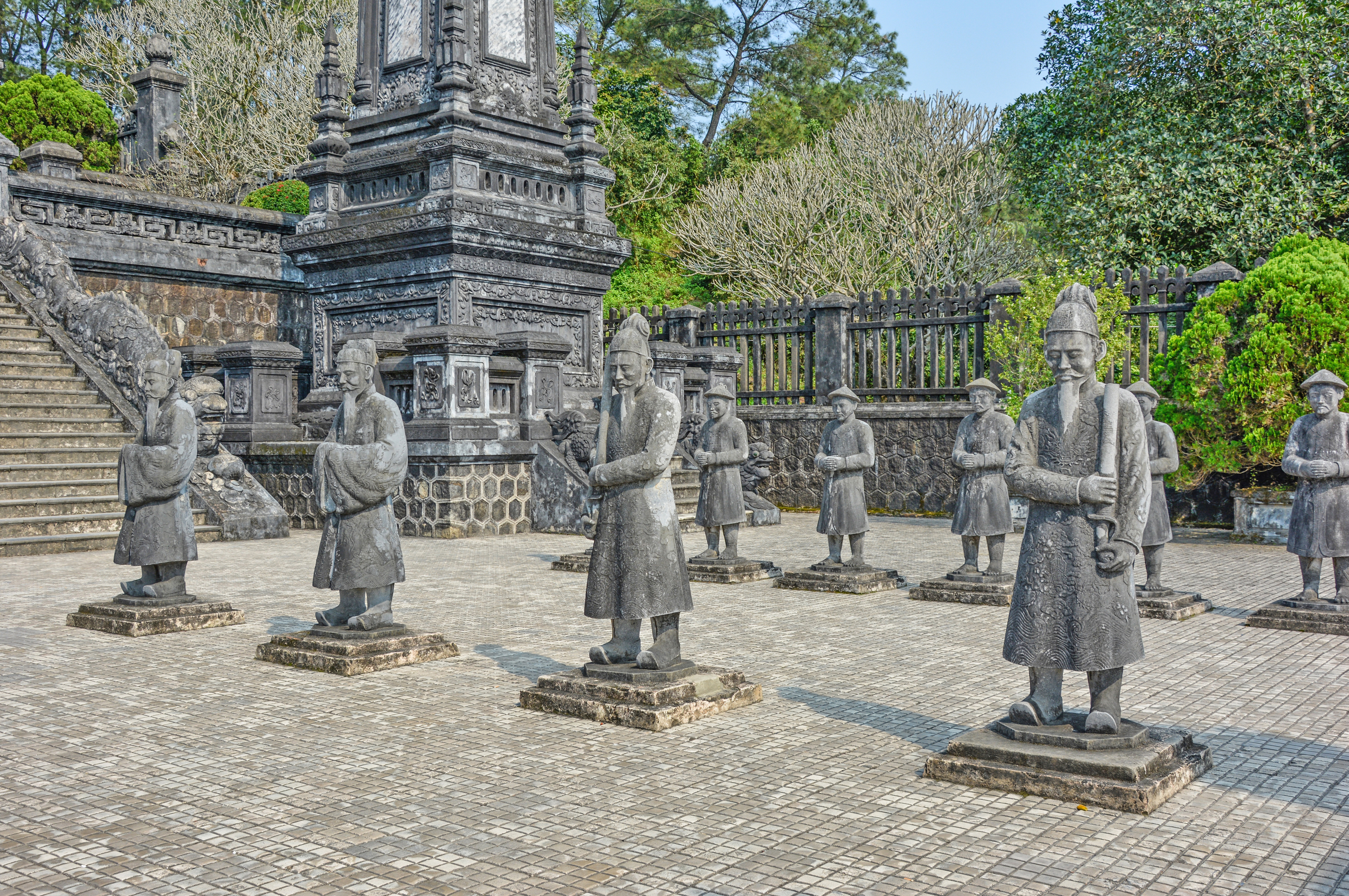 Le mausolée impérial de l'empereur Khai Dinh à Hué.