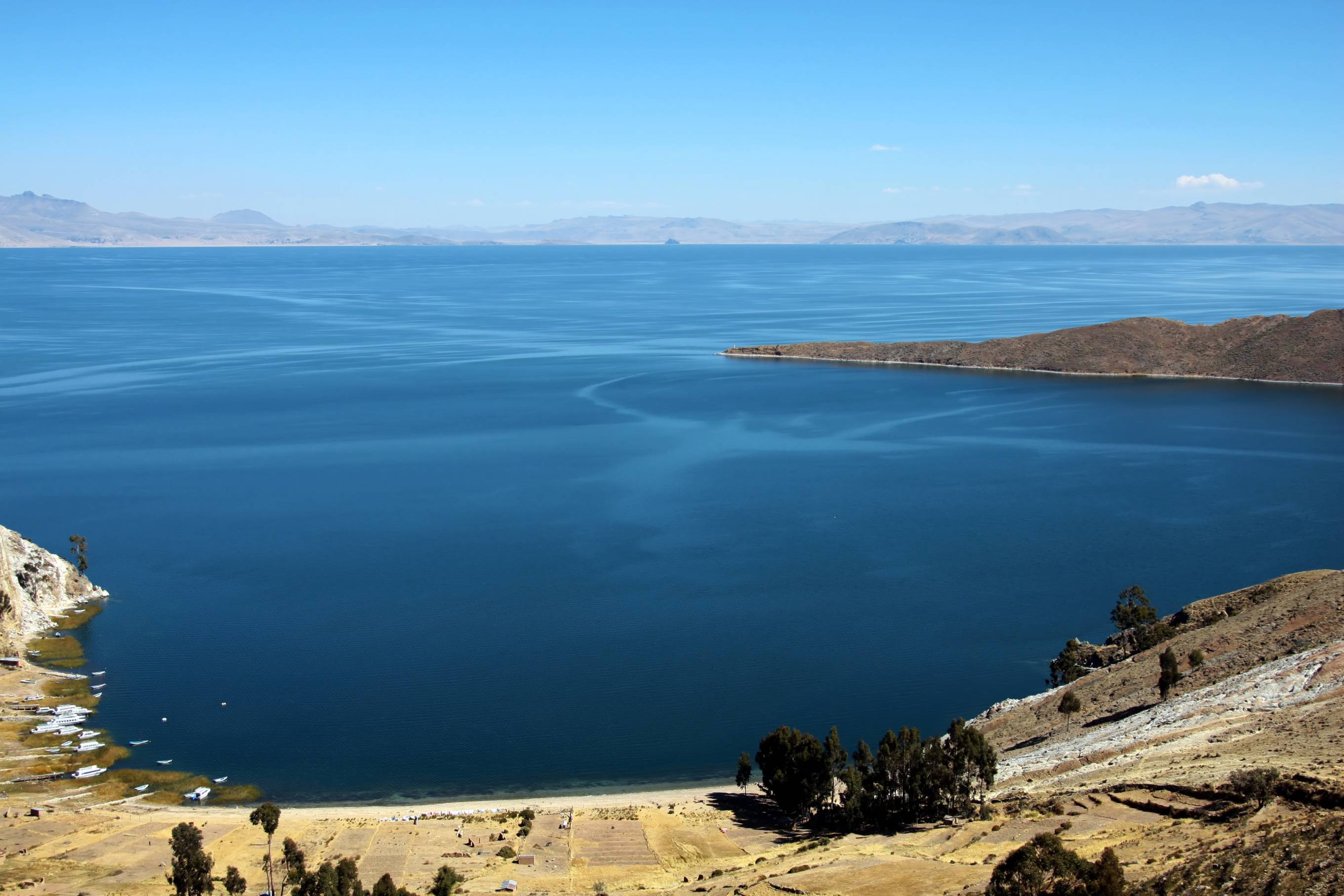 Le lac Titicata est le plus grand re?servoir d'eau douce du continent sud-américain.