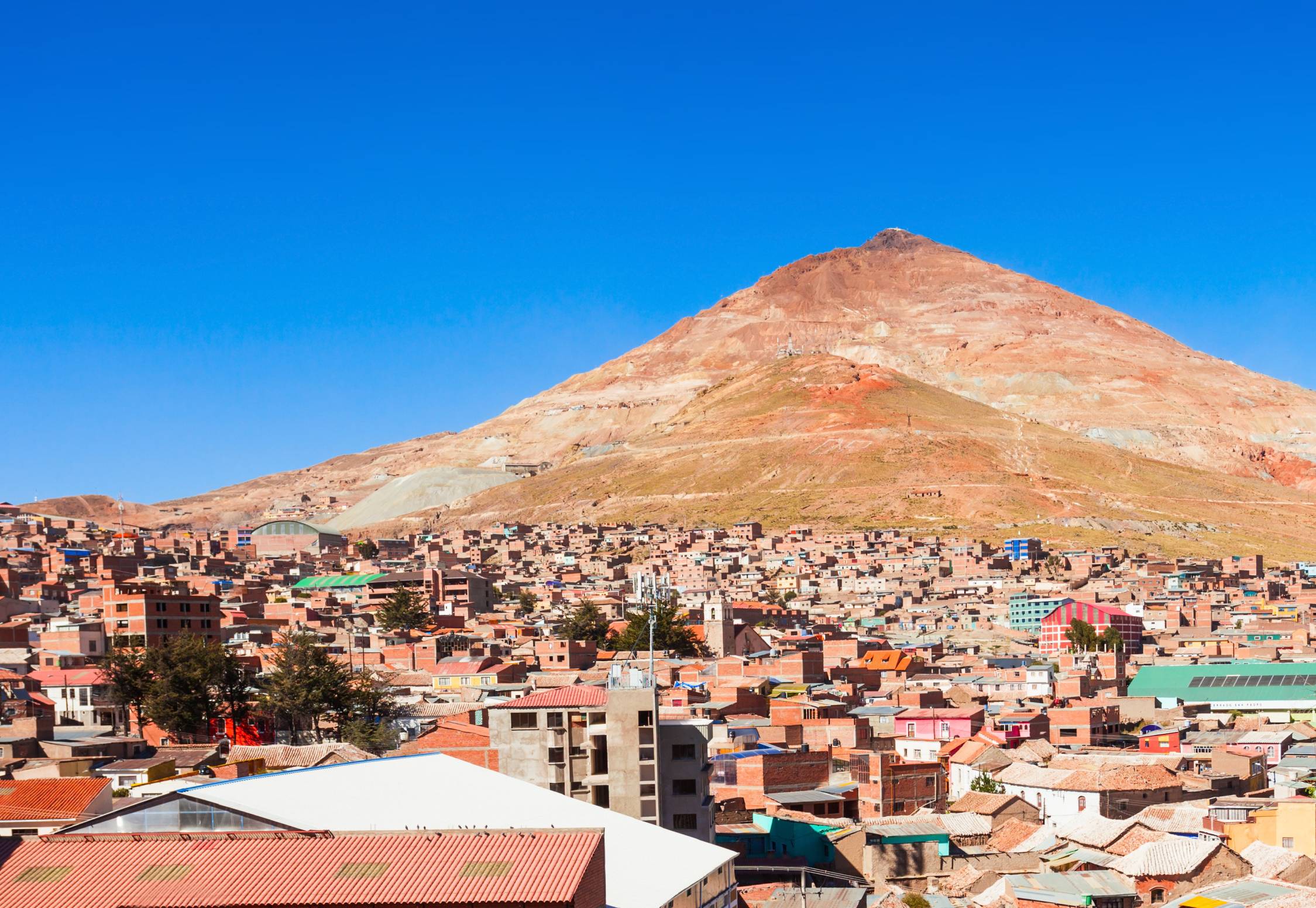 Potosi panoramic view from San Lorenzo Church, Bolivia