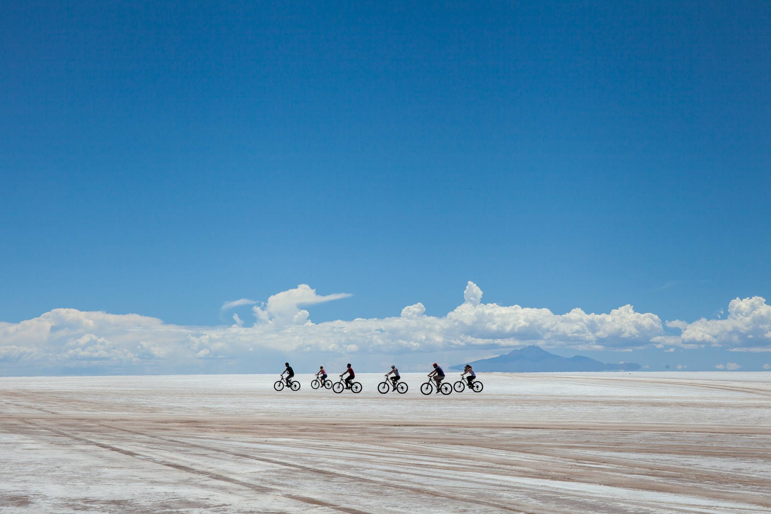 Découverte du Salar d'Uyuni à vélo.
