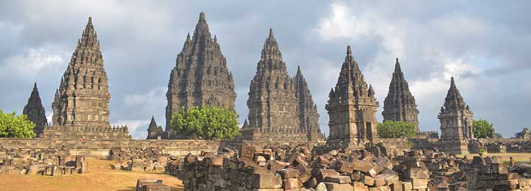 Les temples de Prambanan à Yogyakarta