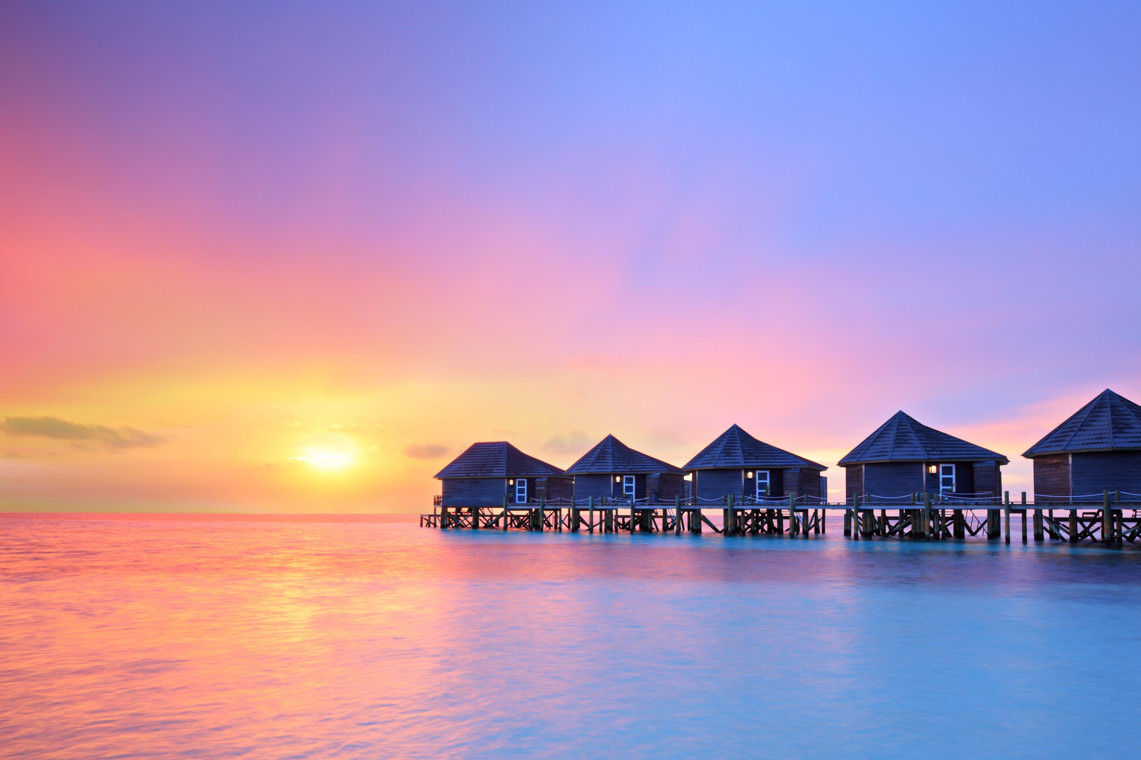 Resort des Maldives.